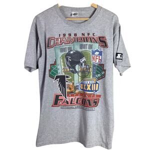 Vintage Starter 1998 NFC Atlanta Falcons Championship Shirt M